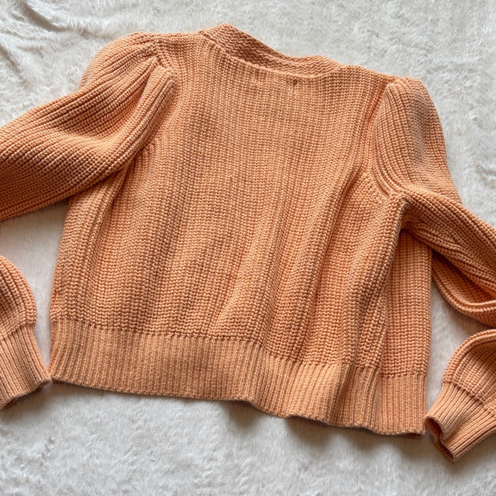 Women's peachy Cardigan Sweater 🍑 From Jessica Simpson. Perfect For Springtime - Picture 6 of 6